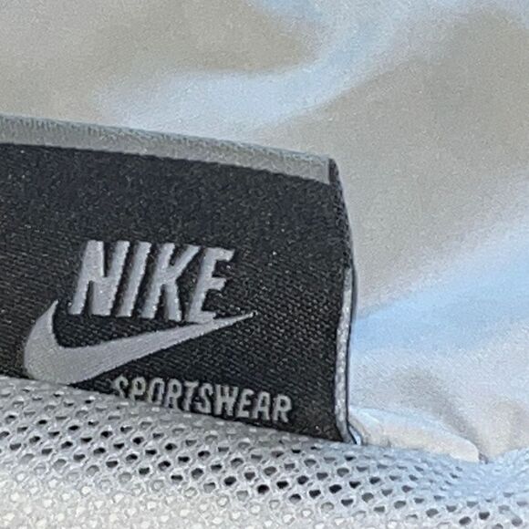 Nike Sportswear Retro White Red Stripe Arms Full Zip Athletic Jacket Women’s Lar - Picture 15 of 16